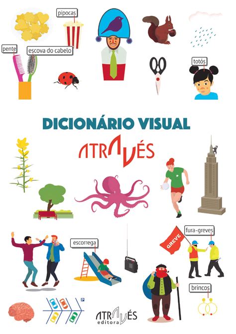 Dicionário Visual Através Através Editora área Editorial Da Agal