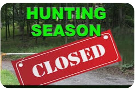 Forestry Wildlife And Parks Division Announces Closure Of Hunting Season