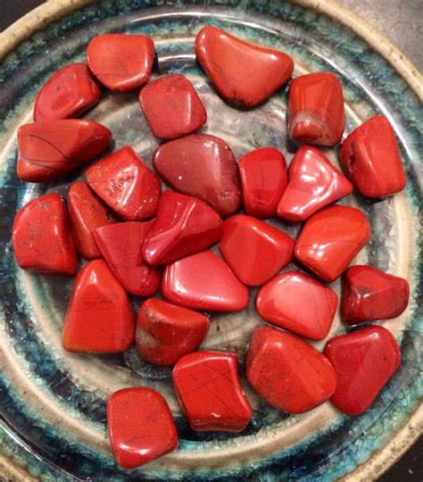Red Jasper Stone Tumbled Gemstone Red Jasper Healing Etsy