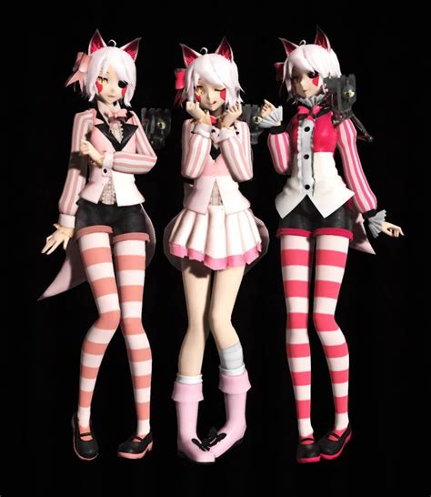 MMD X FNAF Lulu999 S Mangle 3 Versions Complete By Aiready On
