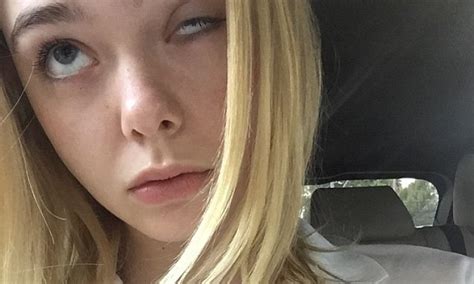 Back To Early Wake Ups Elle Fanning Rolls Her Eyes As She Heads To