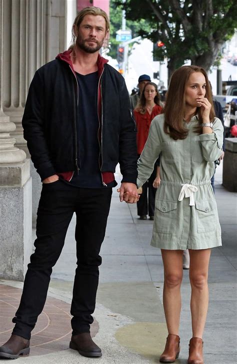 Chris Hemsworth Natalie Portman Film Thor Love And Thunder In La