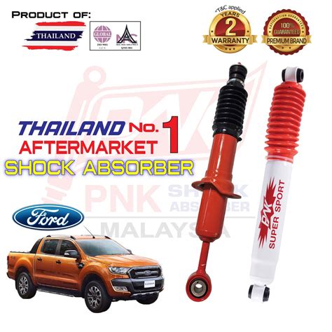 Set Pcs Ford Ranger T T T Front Rear Pnk Shock Absorber Shopee Malaysia