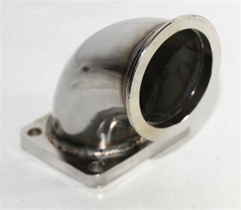 Stainless Steel Adapter T4 Flange To 3”id V Band Flange 90 Degree Elbow