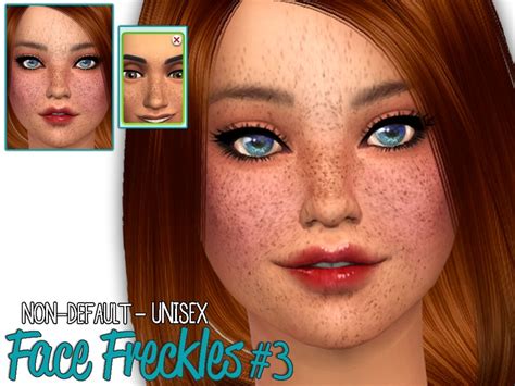 Sims 4 Freckles Maxis Match Tracres