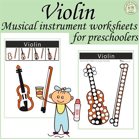 Musical Instruments Worksheets Printable Copyright Free