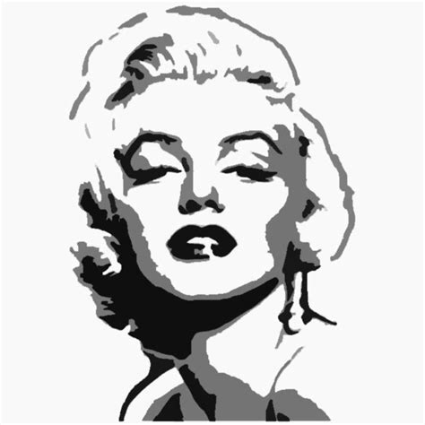 Marilyn Monroe Stencil Multilayer Home Decor Art Craft Stencil Paint