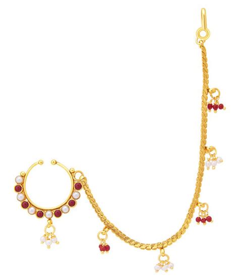 Sukkhi Youthful Gold Plated Nose Ring For Women Buy Sukkhi Youthful