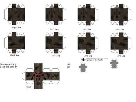 Paper Craft New 3 Papercraft Minecraft Spider Images And Photos Finder