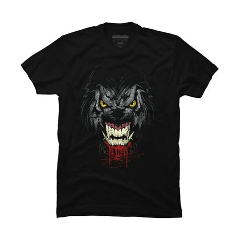 Design By Humans Werewolf Mens Graphic T Shirt Design By Humans