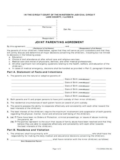 Sample Of Custody Agreement Letter