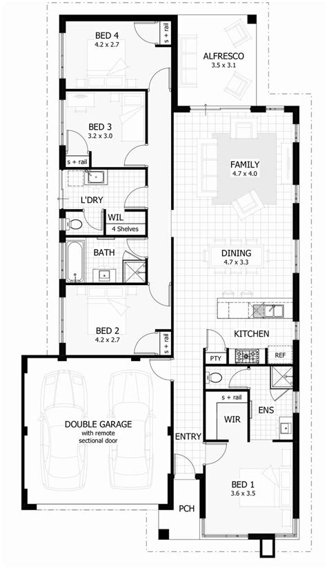 Ft., 3 bedrooms, 3.5 bathrooms, a breakfast nook, a kitchen island, an open floor plan, a stacked porch, a media room, a sitting room, and a study. 2 Story House Plans Narrow Block Awesome Amusing Narrow ...