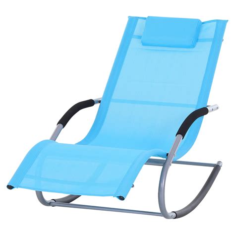 All living room chairs coffee & accent tables couches & sofas custom couches & sofas ottomans & benches recliners sectional sofas tv stands. Outsunny Chaise Rocker Patio Lounge Chairs with Recliner w ...