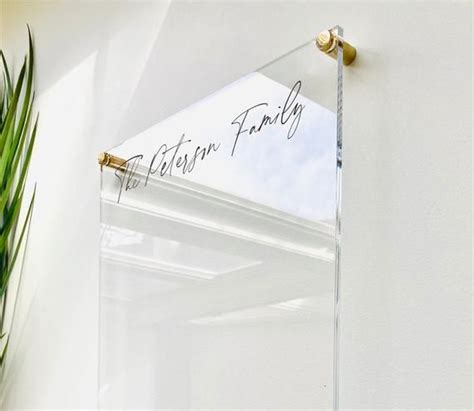 Personalized Acrylic Board For Wall Dry Erase Board Clear Etsy