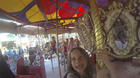 Dakota And Mommy Carousel Ride Youtube