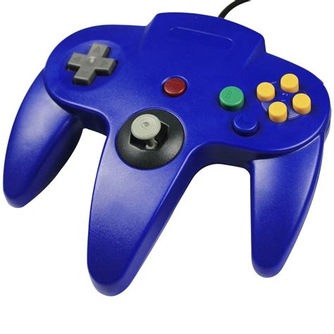 Nintendo N64 Blue Wired Controller
