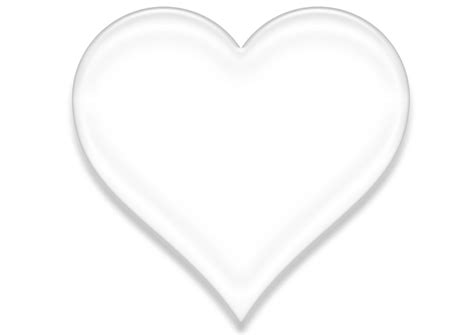 Corazon Blanco Png Transparent Images Free