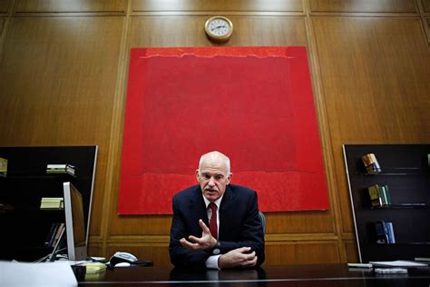 Prime Minister George Papandreou Of Greece Undone By Economics The New York Times