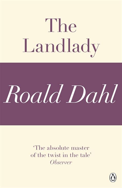 The Landlady A Roald Dahl Short Story Penguin Books Australia