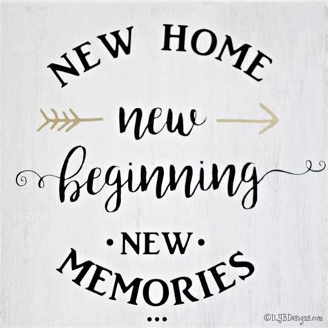New Home New Beginning Sign New Home Quotes Home Quotes And Sayings