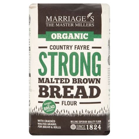 Marriages Organic Strong Malted Brown Bread Flour Ocado