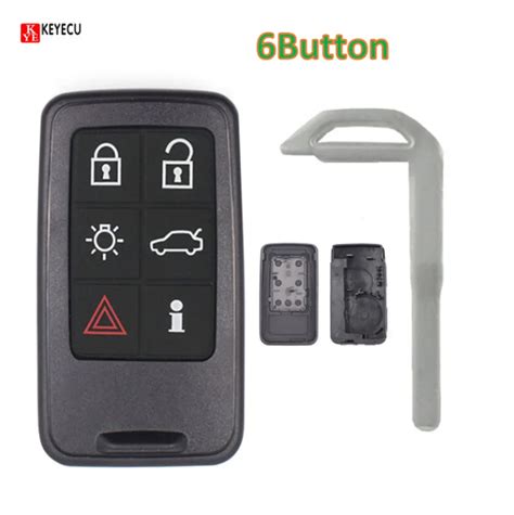 Keyecu Keyless Entry Remote Car Key Shell Case Fob Replacement For