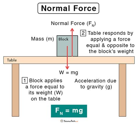 Normal Force Definition Equation And Example