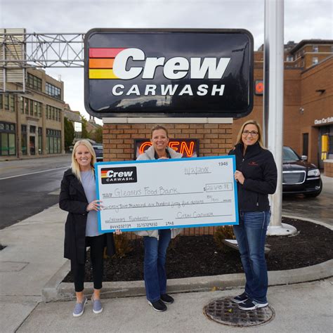Check spelling or type a new query. Crew Carwash Donates more than $22,600 and 1,695 pounds of ...