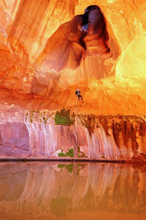 Beautiful Landscape Photography Neon Canyon Canyoneering Grand