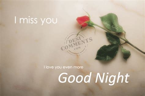 Good Night – I miss you - DesiComments.com