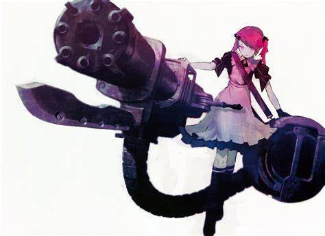 Anime Girl With Gun Weapon Dress Wallpaper 2743x2000 851079 Wallpaperup