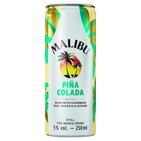 Facts and information about the malibu coconut rum. Malibu Rum Pina Colada Mixed Drink | Ocado