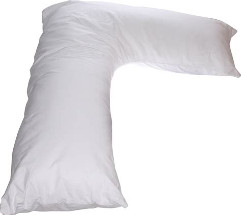L Side Sleeper Pillow White Long L Body Pillows For