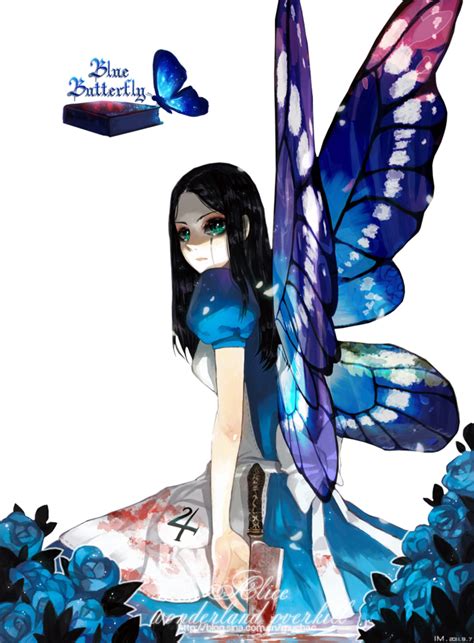 4 Anime Render Alice Butterfly By Butterfly Blue B On Deviantart Anime