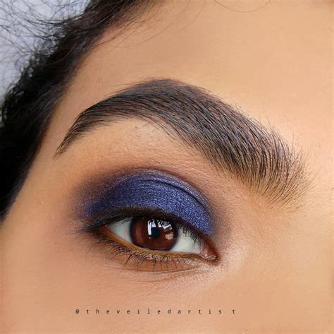 Navy Blue And Bronze Smokey Eye Tutorial Perfect Party Makeup Look