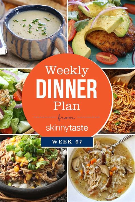 Skinnytaste Dinner Plan Week 97 Dinner Plan Week Meal Plan Skinny
