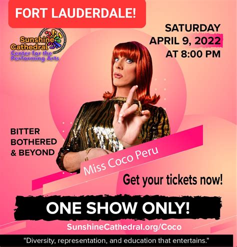 Miss Coco Peru On Twitter Fort Lauderdale Saturday You Better All