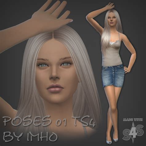 8 Poses 01 By Imho Sims 4 Poses