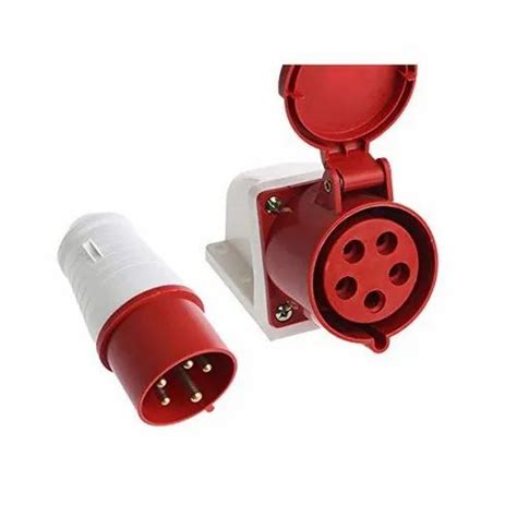 Whitered Industrial Plug Socket 230 V415v Rs 250 Sap Electrics Id