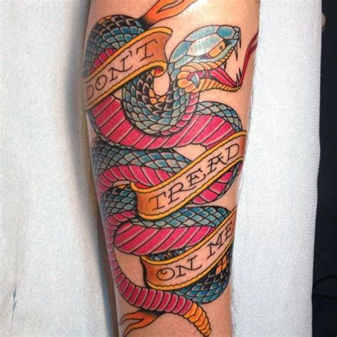 When paired with the rattlesnake, the meaning truly comes to life. 40 Dont Tread On Me Tattoo Designs For Men - Liberty Ink ...