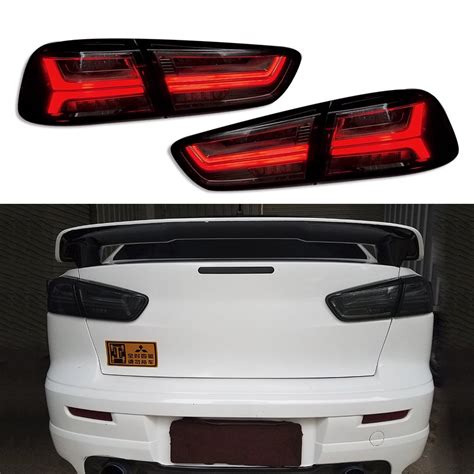 Vland Led Tail Lights For 2008 2017 Mitsubishi Lancerevo X