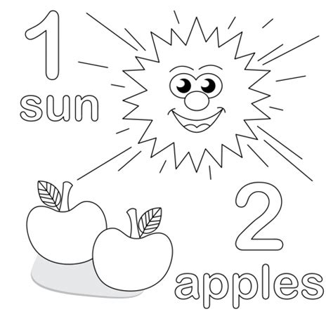 Count And Color Worksheet 1 And 2 Preschool