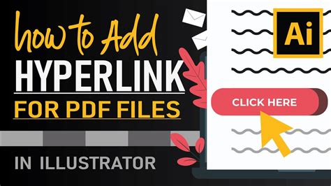How To Add Hyperlink In Illustrator Clickable Button Or Images For
