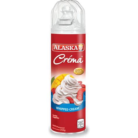 Alaska Crema Whipped Cream 250g Culinary Milk Walter Mart