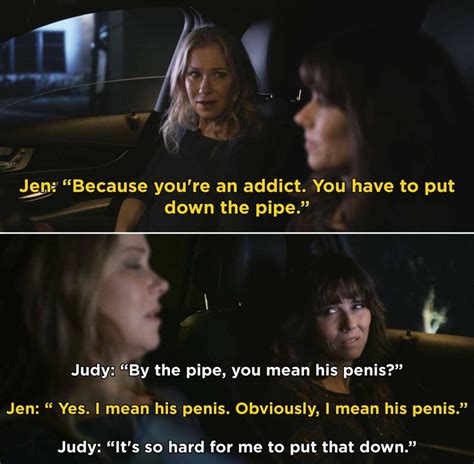 31 Dead To Me Moments That Prove How Amazing Jen And Judy Are Dead To Me In This Moment Judy
