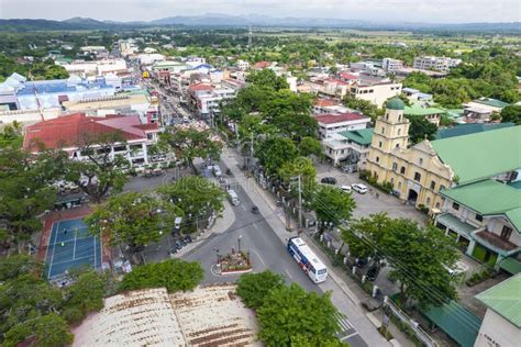 Alaminos Pangasinan Philippines View Of The Downtown Area The City