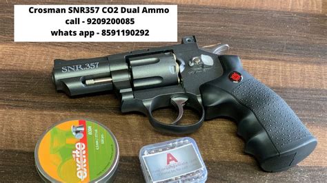 Crosman Snr357 Co2 Dual Ammo Full Metal Revolver Youtube