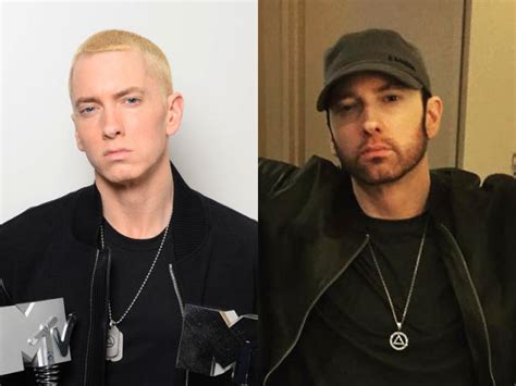 Eminem Looks Crazy Different With New Beard Hair Color