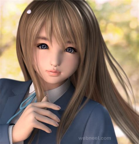 3d Anime Character 12 Preview