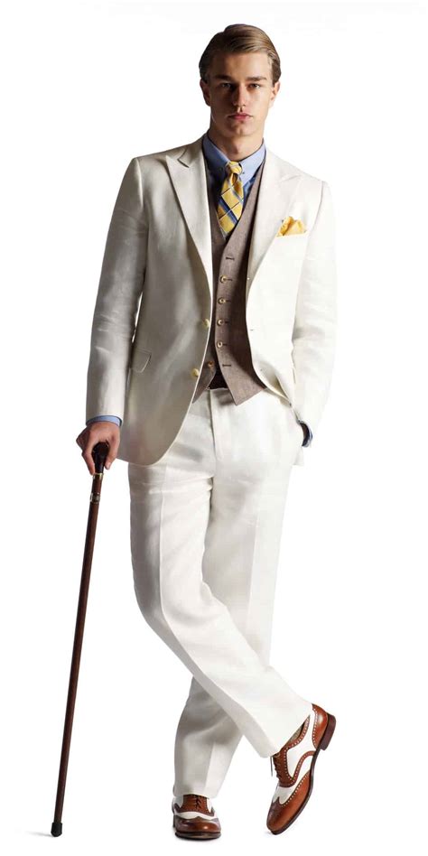Great Gatsby Mens Fashion And Brooks Brothers Clothing — Gentlemans Gazette